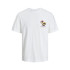 Camiseta Jack & Jones Jortampa Back Ss Crew Neck Mni White