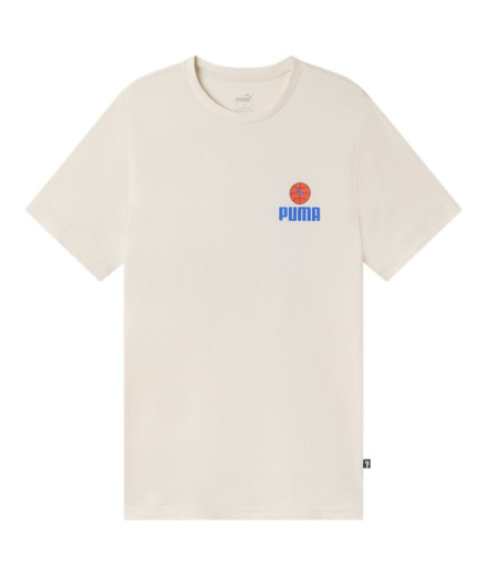 Camiseta Homem Puma Chilli Powder Branco Camiseta Homem Puma Chilli Powder Branco