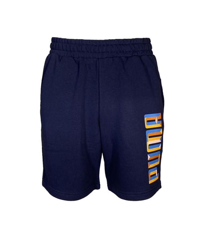 Calça Homem Puma Daily 3.0 azul-marinho