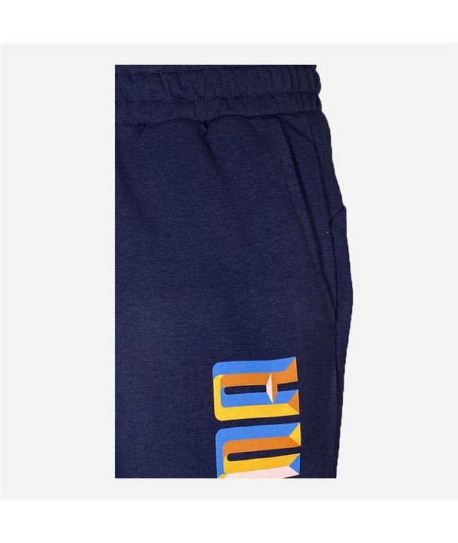 Calça Homem Puma Daily 3.0 azul-marinho