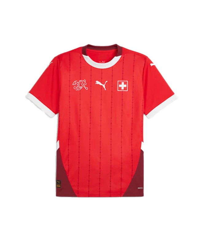 Camiseta de Fútbol Puma Suiza 2024 Hombre Rojo