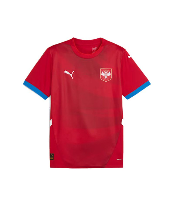 Camiseta Futebol Homem de Puma Serbia 2024 Red