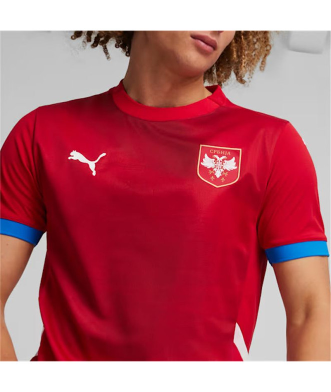 Camiseta de Futebol Puma Sérvia 2024 Homem...