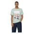 Camiseta Surfar Only & Sons Onskolton Reg Beach Preto Homem