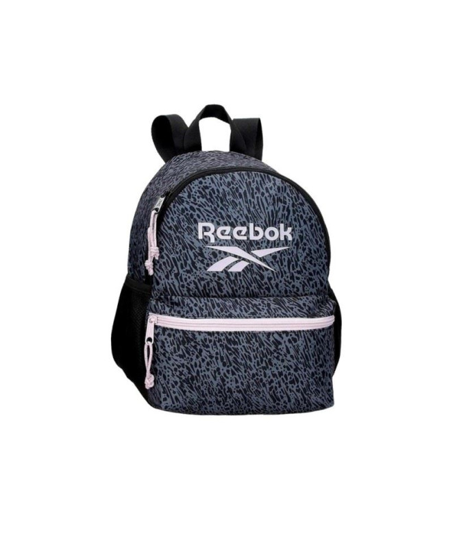 Mochila Reebok Leopardo 44 cm preto