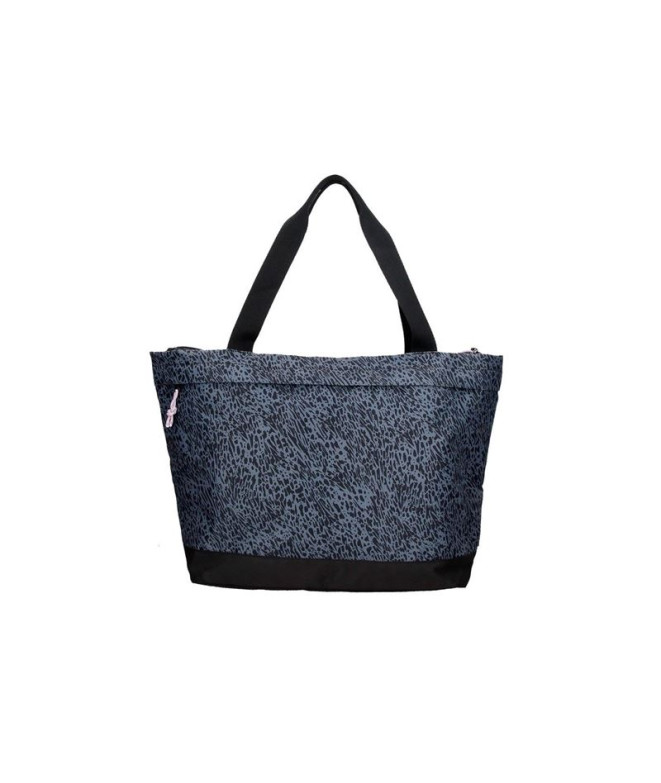 Bolso tote Reebok Leopard negro