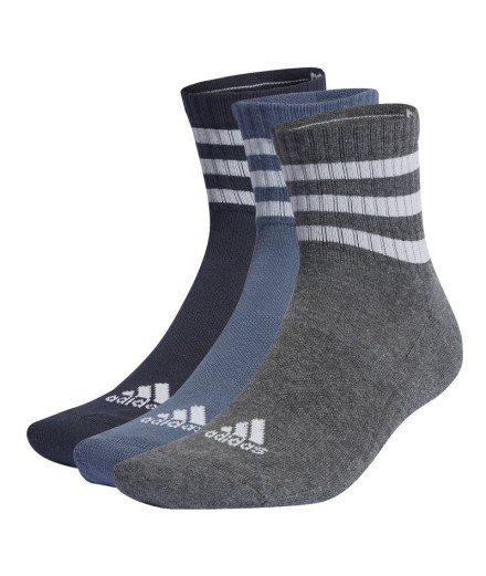 Meias adidas Roupa desportiva 3 Stripes Mid 3P