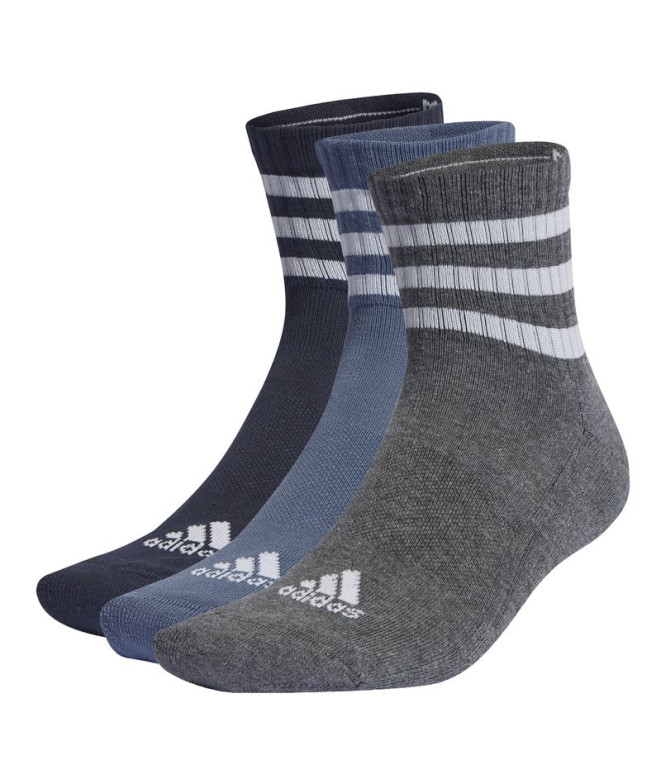 Chaussettes adidas Sportswear 3 Stripes Mid 3P