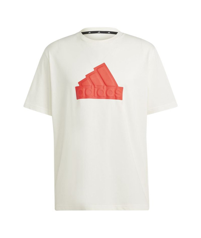 Camiseta adidas Future Icons Bos Reg Homem Branco