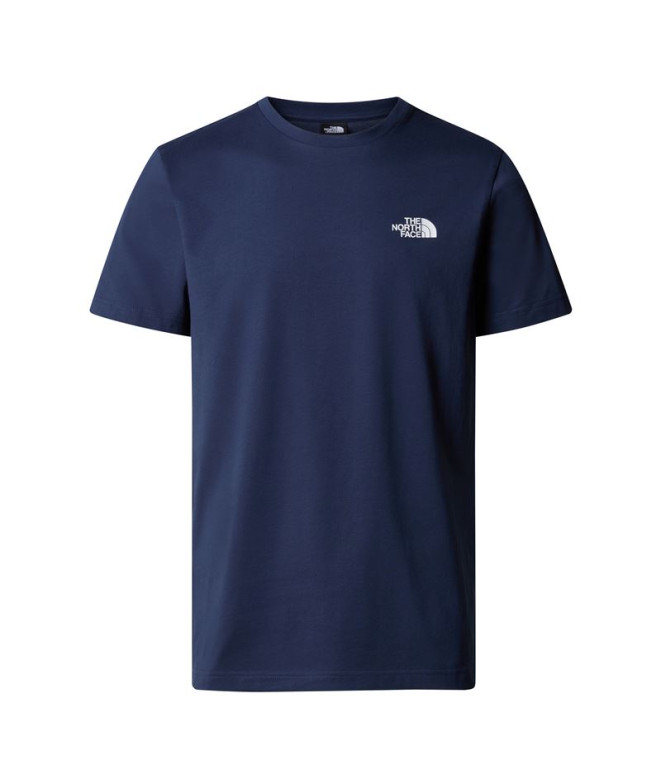 Camiseta de Montanha The North Face Simple Dome Homem Azul