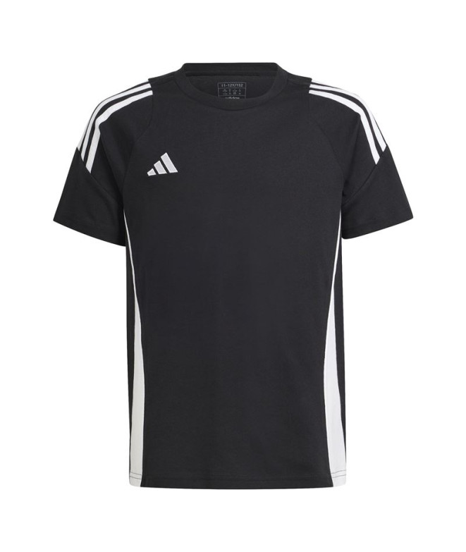 Camiseta de Fútbol adidas Tiro24 Infantil Negro