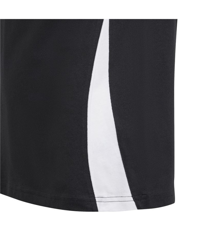 Camiseta de Futebol adidas Tiro24 Infantil Preto