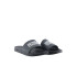 Tongs Munich Flat Slider 3D Logo Homme Noir