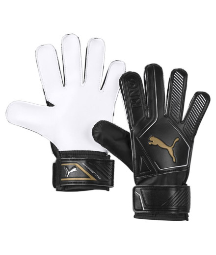 Luvas de portero Puma King 4 Preto/Branco Infantil Luvas de portero Puma King 4 Preto/Branco Infantil