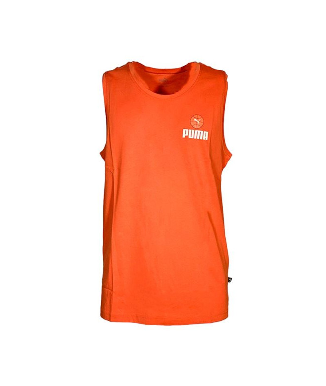 Camiseta Homem Puma Bppo-000771 Blank Ba Laranja