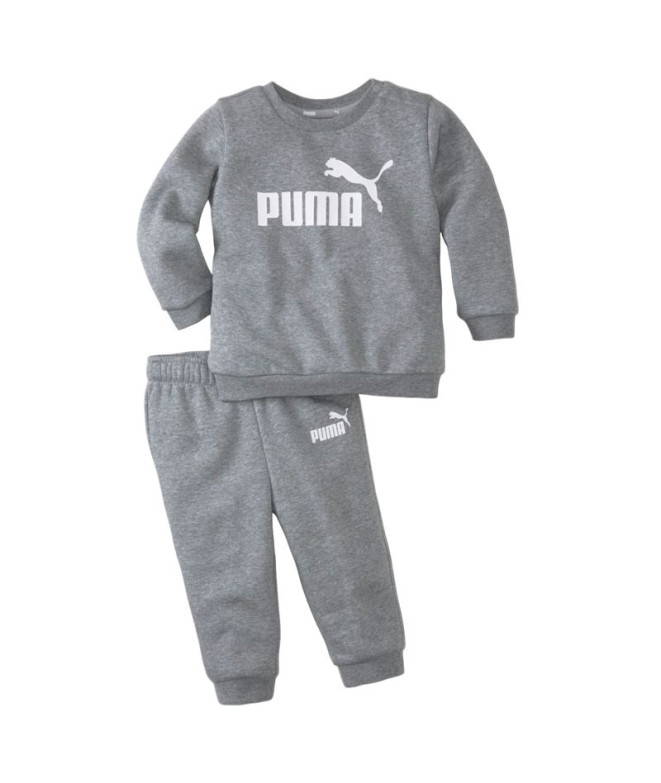 Survêtement Enfant Puma Minicats Essentials Crew Jo Grey