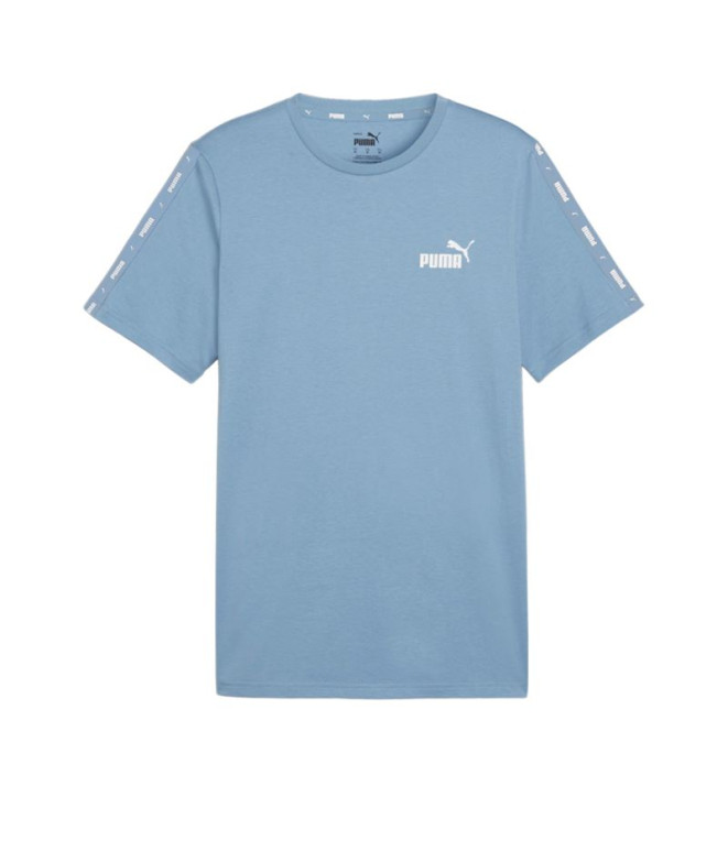 T-shirt Puma Essentials + Tape Blue Homme