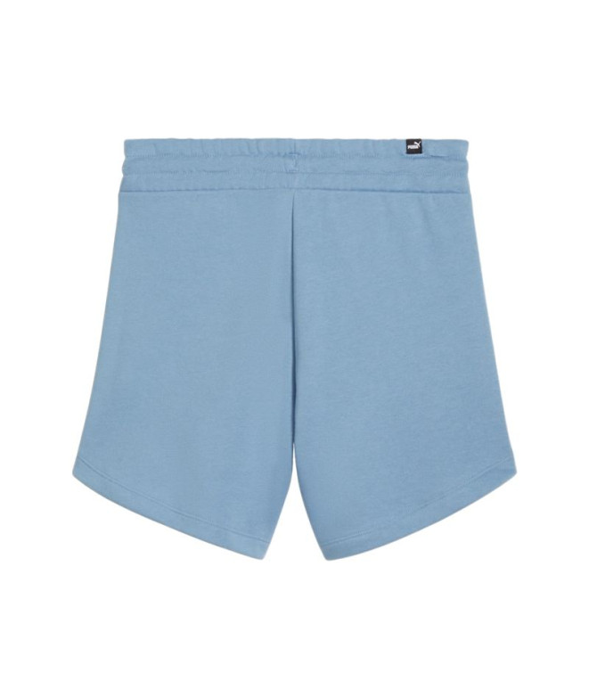 Pantalon Puma Essentials 5" High Waist Blue Femme
