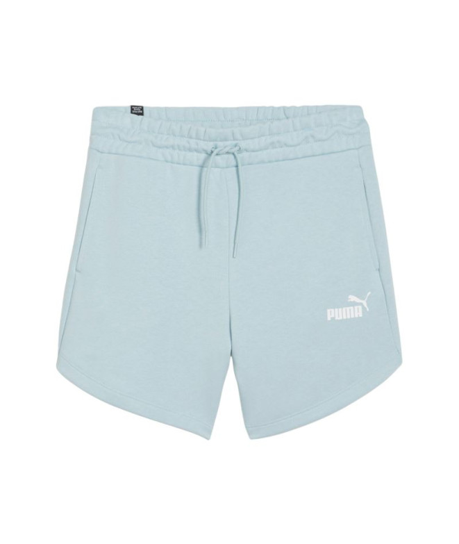 Calça Puma Essentials 5" High Waist Turquoise (cintura alta) Mulher