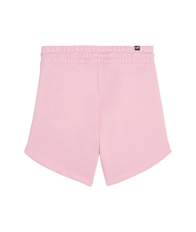 Pantalon Puma Essentials 5" High Waist Pink Femme