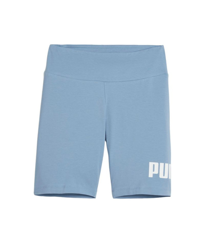 Malhas Puma Essentials 7" Azul Mulher