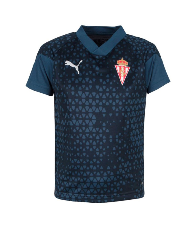 Camiseta Futebol de Puma Sporting Gijon 23/24 Infantil