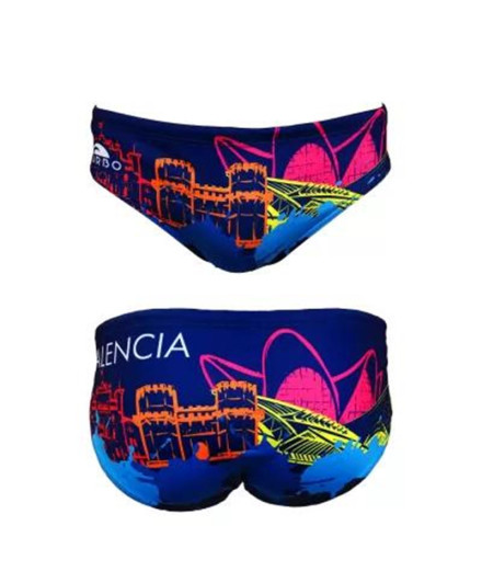 Fato de banho Turbo Waterpolo Valencia Skyline Marino