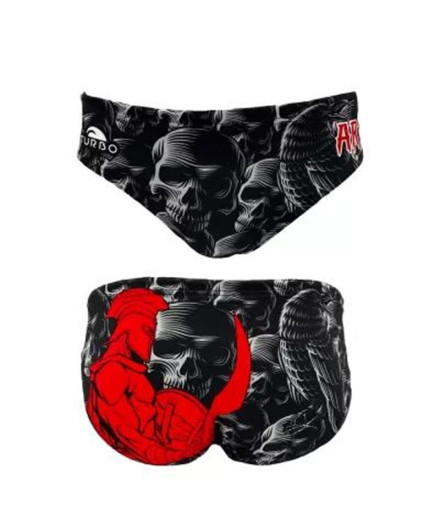 Fato de banho Turbo Waterpolo Ares Preto
