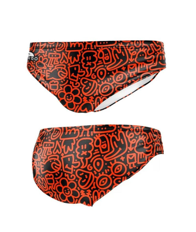 Maillot de bain Waterpolo Turbo Keith 2022 Orange