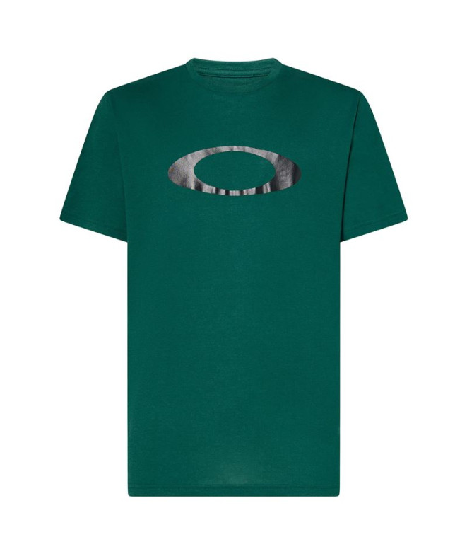 Camiseta Oakley O-Bold Ellipse Verde Homem