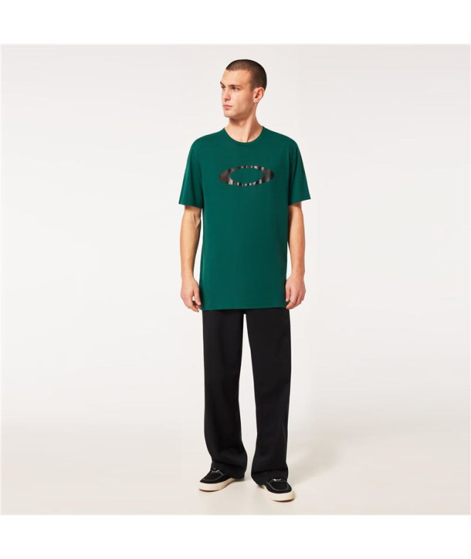 T-shirt Oakley O-Bold Ellipse Green Homme