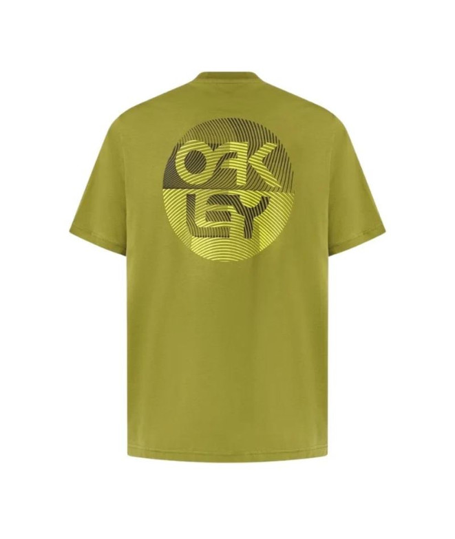 Camiseta Oakley Impressão digital B1B Verde Homem