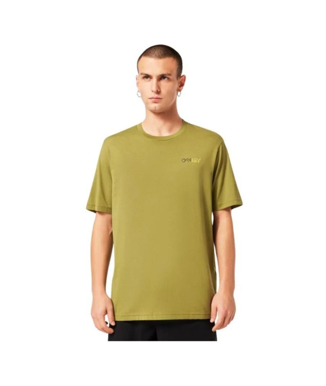 T-shirt Oakley Fingerprint B1B Vert Homme