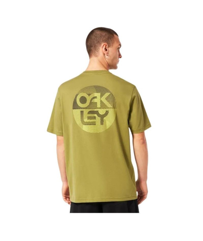 Camiseta Oakley Impressão digital B1B Verde Homem