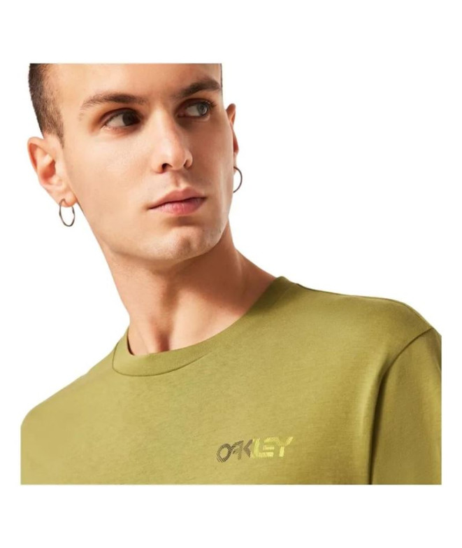Camiseta Oakley Impressão digital B1B Verde Homem