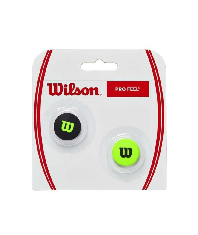 Dampeners Wilson Pro Feel Clash Dampeners Preto/Verde