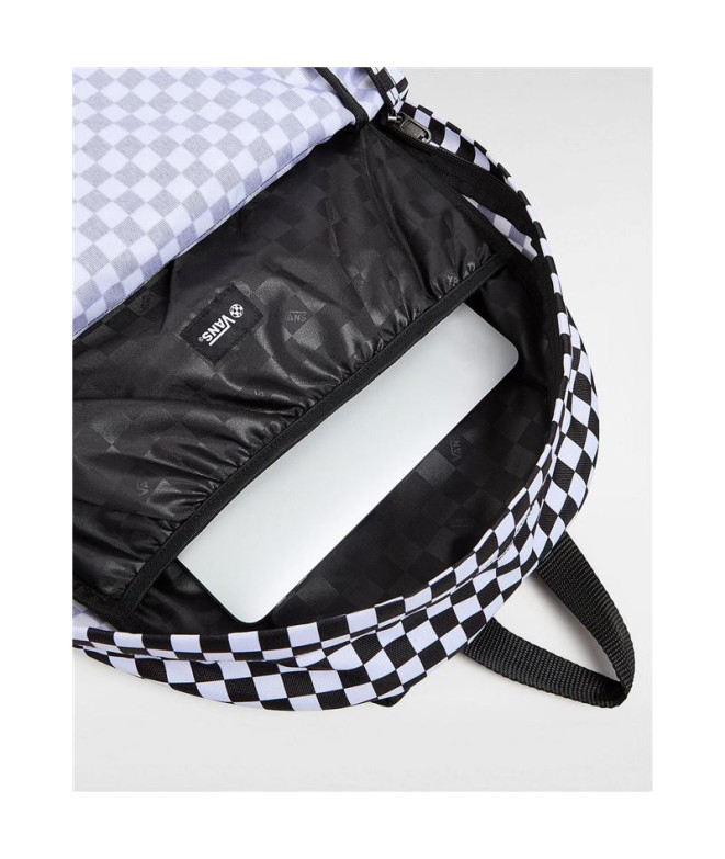 Mochila Vans Old Skool Check Preto/Branco