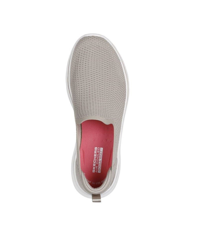 Chaussures Skechers Go Walk 7 - Ivy Femme Beige