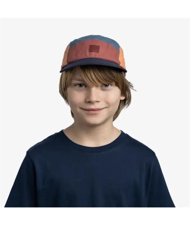 Gorra de Trail Buff Marrón/Azul Infantil