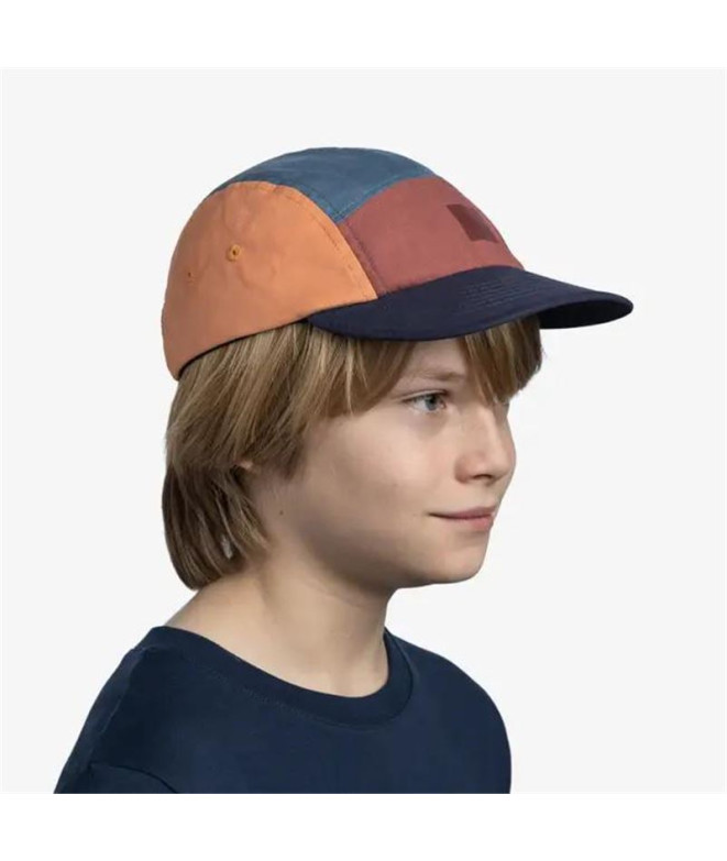 Gorra de Trail Buff Marrón/Azul Infantil