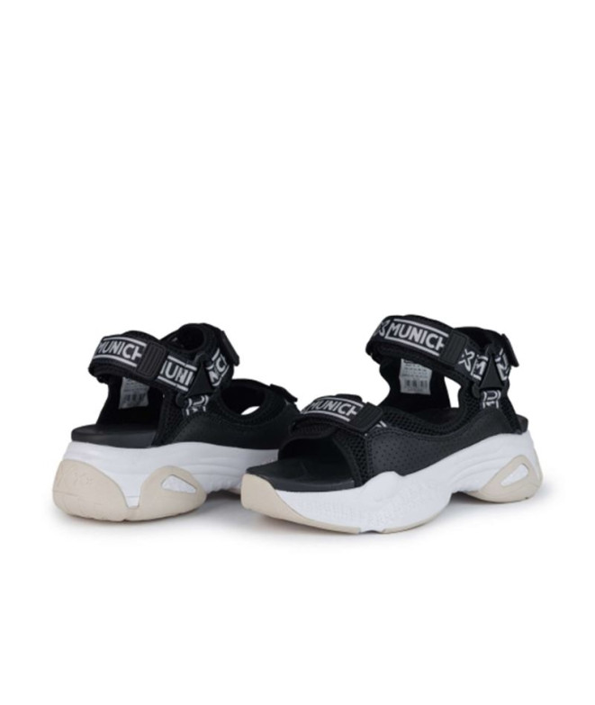 Sandalias Munich Areia 06 Negro Mujer