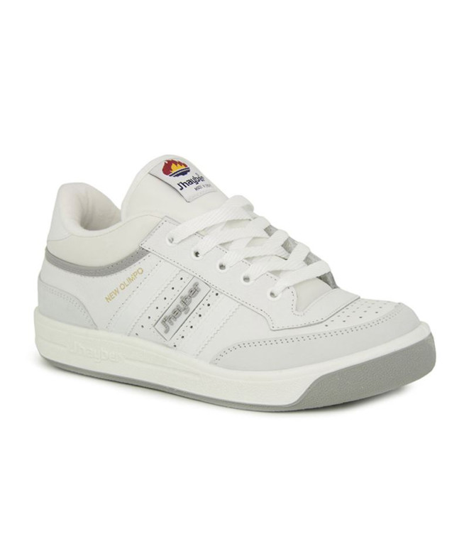 Sapatilhas J' Hayber New Olimpo Branco - Cinza