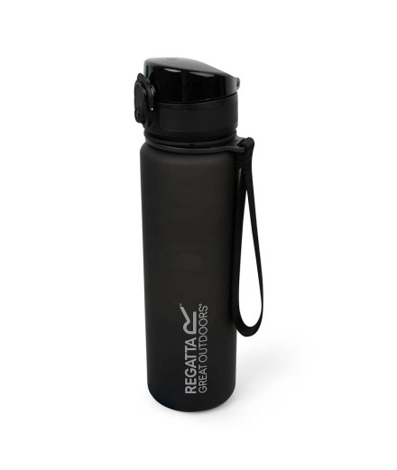 Garrafa Acampamento Regatta de 0,6L Tritan Flip Preto