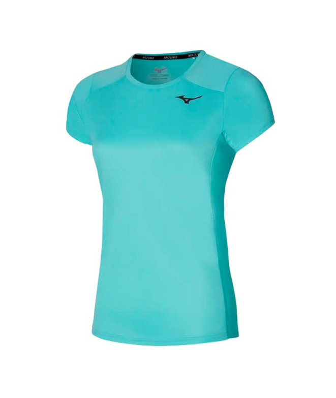 Camiseta Fitness Mizuno de Two Loop 88 Blue Mulher