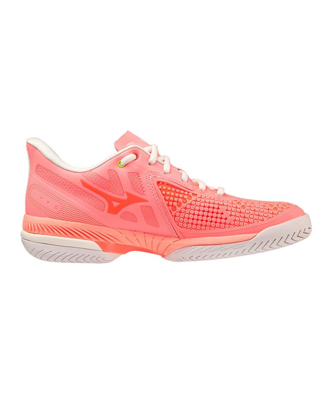 Chaussures Pádel Mizuno de Wave Exceed Tour 5 AC Pink Femme