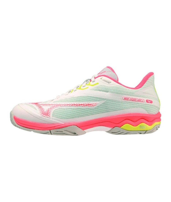 Chaussures Pádel Mizuno de Wave Exceed Light 2 AC White Femme