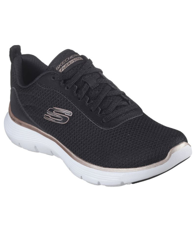 Zapatillas Skechers Flex Appeal 5.0 Mujer Black...