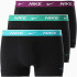 Slip Nike Trunk 3Pk Homme Noir/Vert