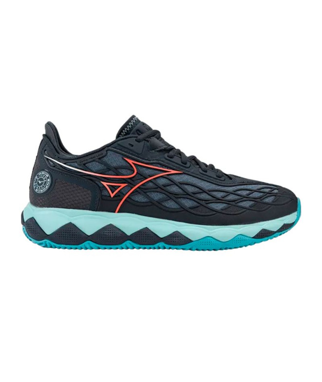 Chaussures Tennis Mizuno de Wave Enforce Tour CC Bleu Homme