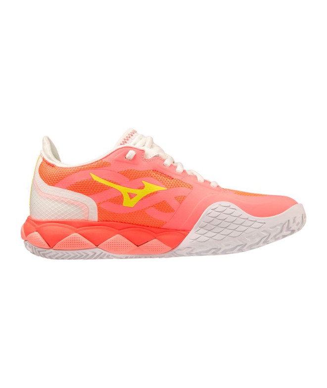 Chaussures par Pádel Mizuno Wave Enforce Tour CC Pink Femme